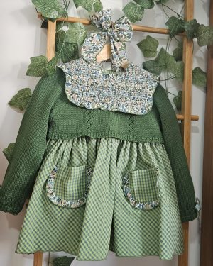 A Jesusito niña La Martinica + jersey corto Olivo R301156
