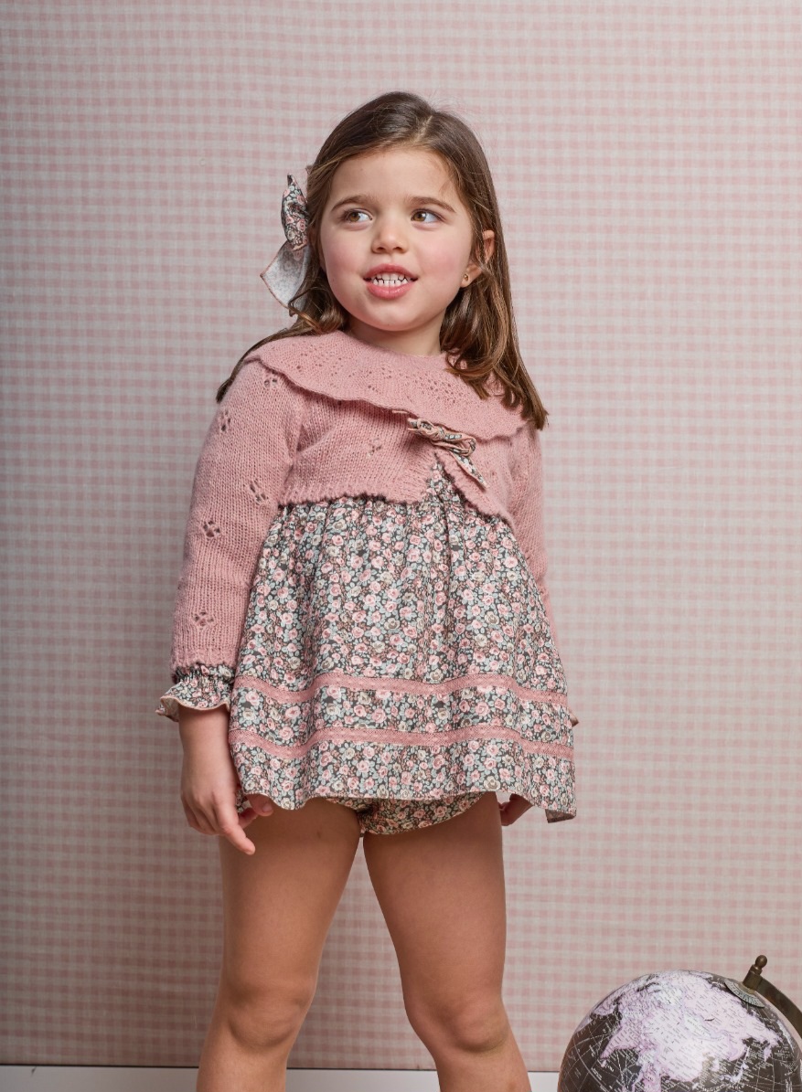 A Jesusito niña La Martinica + chaqueta corta La Tata R30158