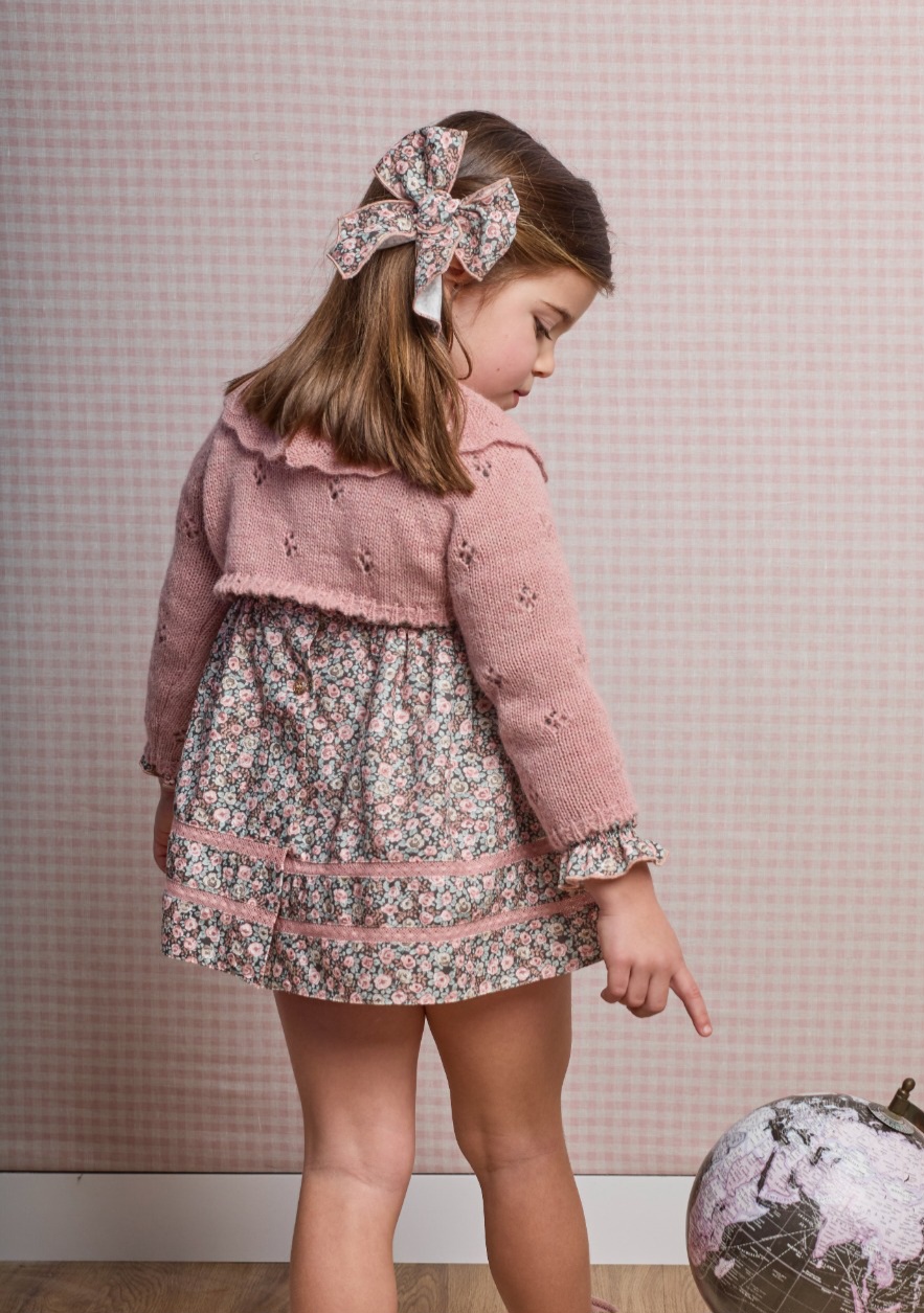 A Jesusito niña La Martinica + chaqueta corta La Tata R30158 - Imagen 2