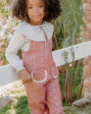A Conjunto dos piezas niña Liberty rayas R190996